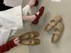 Flat-heeled Mary Jane shoes women's 2025 autumn and summer new bow ballet shoes flat-soled shallow mouth single shoes