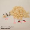 Decorative Plastic Screw Caps for Furniture and Wardrobes - Three-in-One Design
