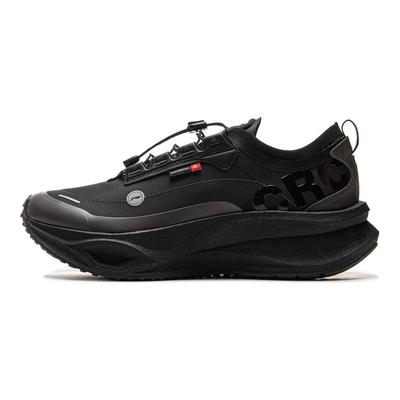 Li Ning Feidian CRC Lite Vodotěsné Trendy Sportovní Tlumící Běžecké Boty s Nízkým Svrškem Unisex Běžecké Boty Černé AZGV111-1