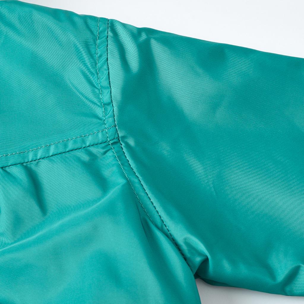 Kinderkleidung Mädchen niedlicher Knopfmantel bedruckte langärmelige Windjacke mit Kapuze