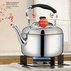 Stainless Steel Large Capacity Teapot - Versatile Kettle for Induction & Gas Stove, Heat-Retaining Design, Home & Restaurant Use