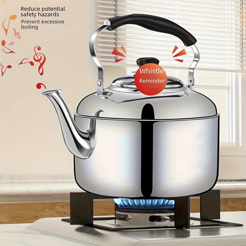 Stainless Steel Large Capacity Teapot - Versatile Kettle for Induction & Gas Stove, Heat-Retaining Design, Home & Restaurant Use