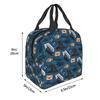 Custom H-Harryes Lunch Bag Women Cooler Warm Insulated Lunch Boxes for School