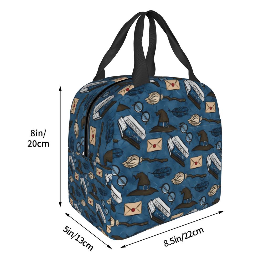Custom H-Harryes Lunch Bag Women Cooler Warm Insulated Lunch Boxes for School