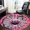 1pc Spider Web Office Round Area Rug, Indoor Mat Suitable ForOffice, Under Office Chairs Bedroom Living Room Home Decor, Room Deco,  n54