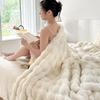 Light Luxury Sofa & Nap Blanket - High-Grade Shawl Throw for Office, Air Conditioning, or Casual Use