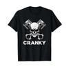 Cranky Car V8 Engine Crankshaft Cars Lover Mechanic T Shirt Vintage Washed Comfortable Graphic Stylish Streetwear