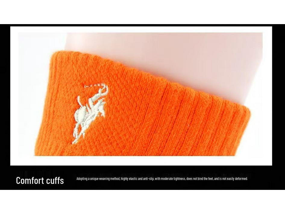 Paul Sports Trendy Mid-Calf Cotton Men's Polo Socks - Versatile Patchwork for All Seasons, Gift Box Included