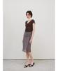 Ninnis [3Rd] Glassy See-Through Skirt (Khaki)