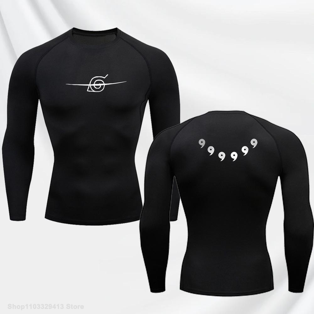 

Men Fitness Running Training Compression Shirt Summer Gym Workout Printed T-shirt Tight Elastic Quick-drying Short-sleeved S-3XL XL