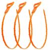 100PCS Kitchen Sink Bath Hair Cleaner Hook Brush Long Hair Plug Hole Hair Collector Catcher Strainer Bathroom Drain Sewer Dredge Device