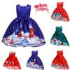 European & American Christmas Girl's Sequin Mesh Princess Dress - Long Evening & Birthday Gown