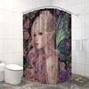 Magical Fairy Shower Curtain -Waterproof,Mildew-Resistant With Enchanting Fantasy Design For A Dreamy And Elegant Bathroom Decor