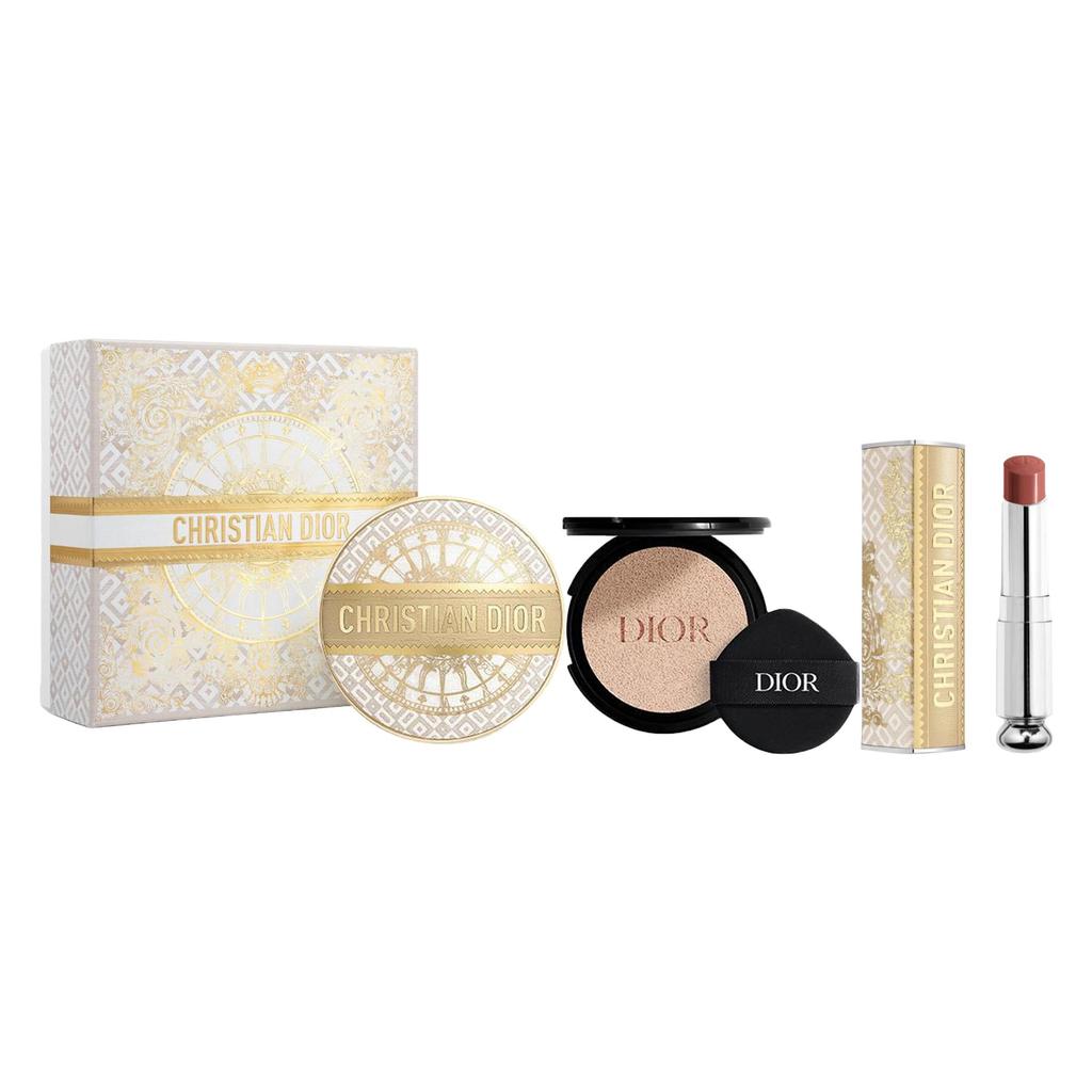 Dior Gold Case Cushion Foundation+ Lipstick Makeup Set, Limited Set