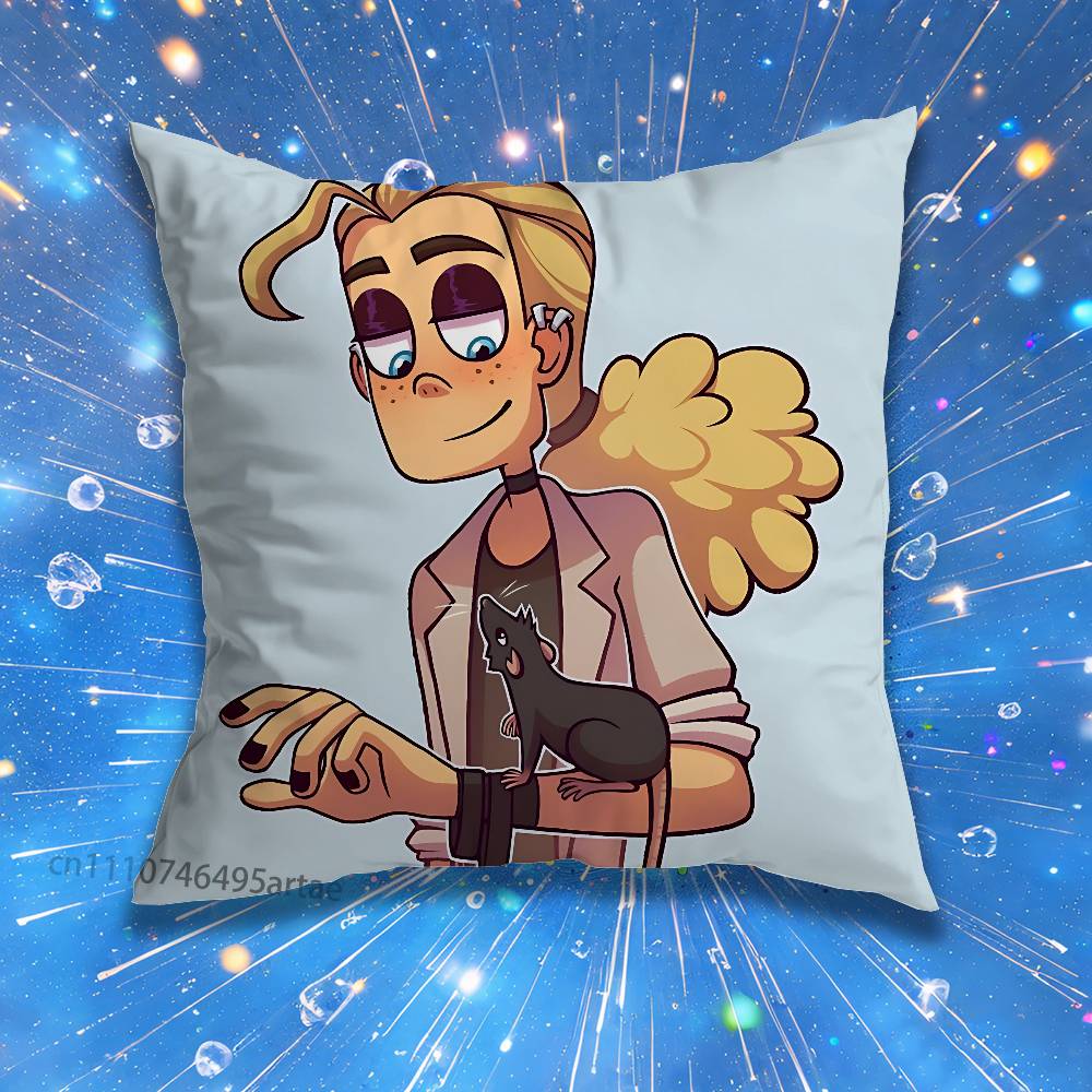 Cool Art Metal Family Dee Pillow Case For Home Bedroom Car Office Decoration Living Room Sofa Cushion Cover Suitable