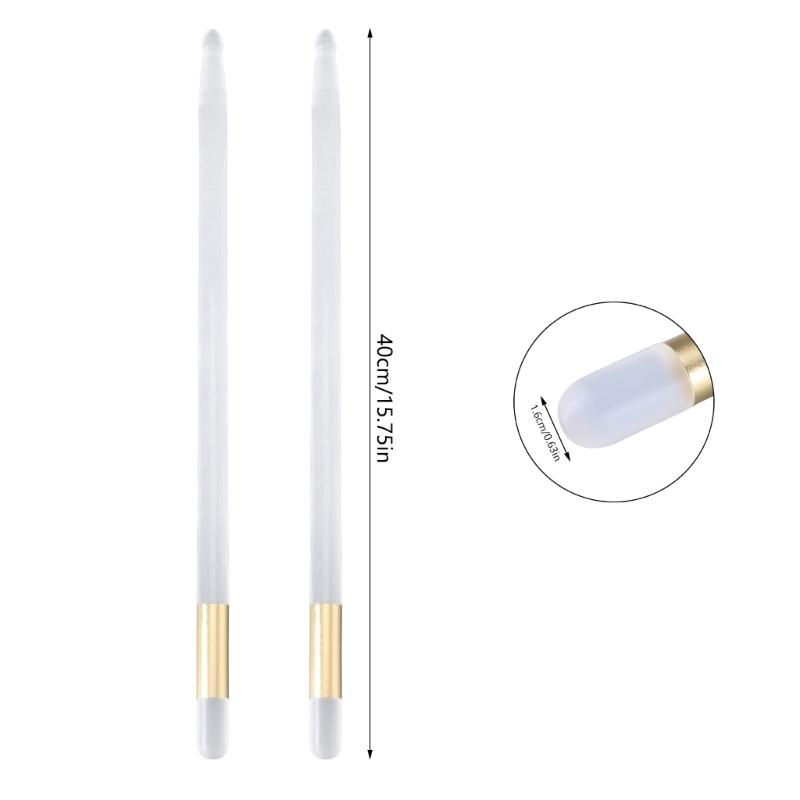 Light Up Drum Sticks 13 Color Changing Led Drumsticks Replacement Acrylic Luminous Drumsticks Drum Accessories