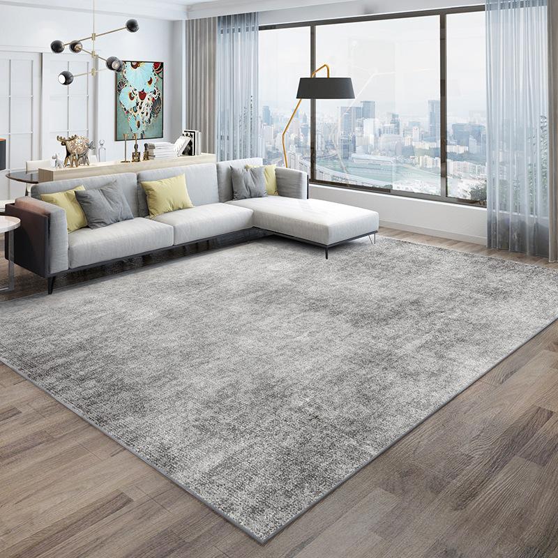 Modern Minimalist Solid Color Carpet Living Room Large Area Carpets Bedroom Decoration Rug Hotel Commercial Rugs Non-slip Mat