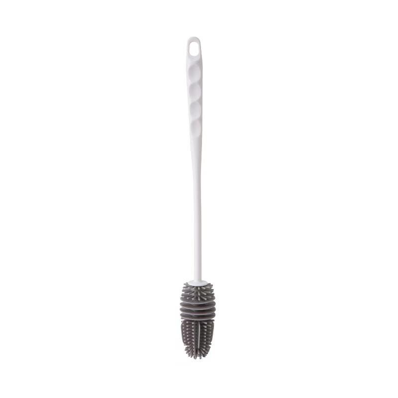 

Rotating Long Handle Cup & Bottle Brush - Silicone Bristles for Deep Cleaning