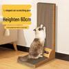 Vertical Triangle Cat Scratching Post - Durable Corrugated Claw Board & Toy