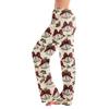 Women's Christmas Print Loose Fit Casual Pants for Holiday