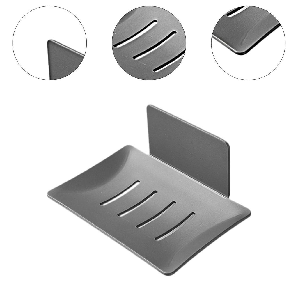 Soap Holder Soap Tray Metal Modern Sturdy Metal Soap Box Self Draining Easy To