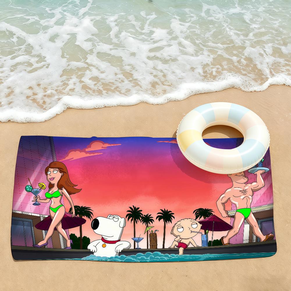 Funny tv F-Family G-Guy Towel Drying Bath Towel Applicable To Light Swimming Camping Yoga Beach Out