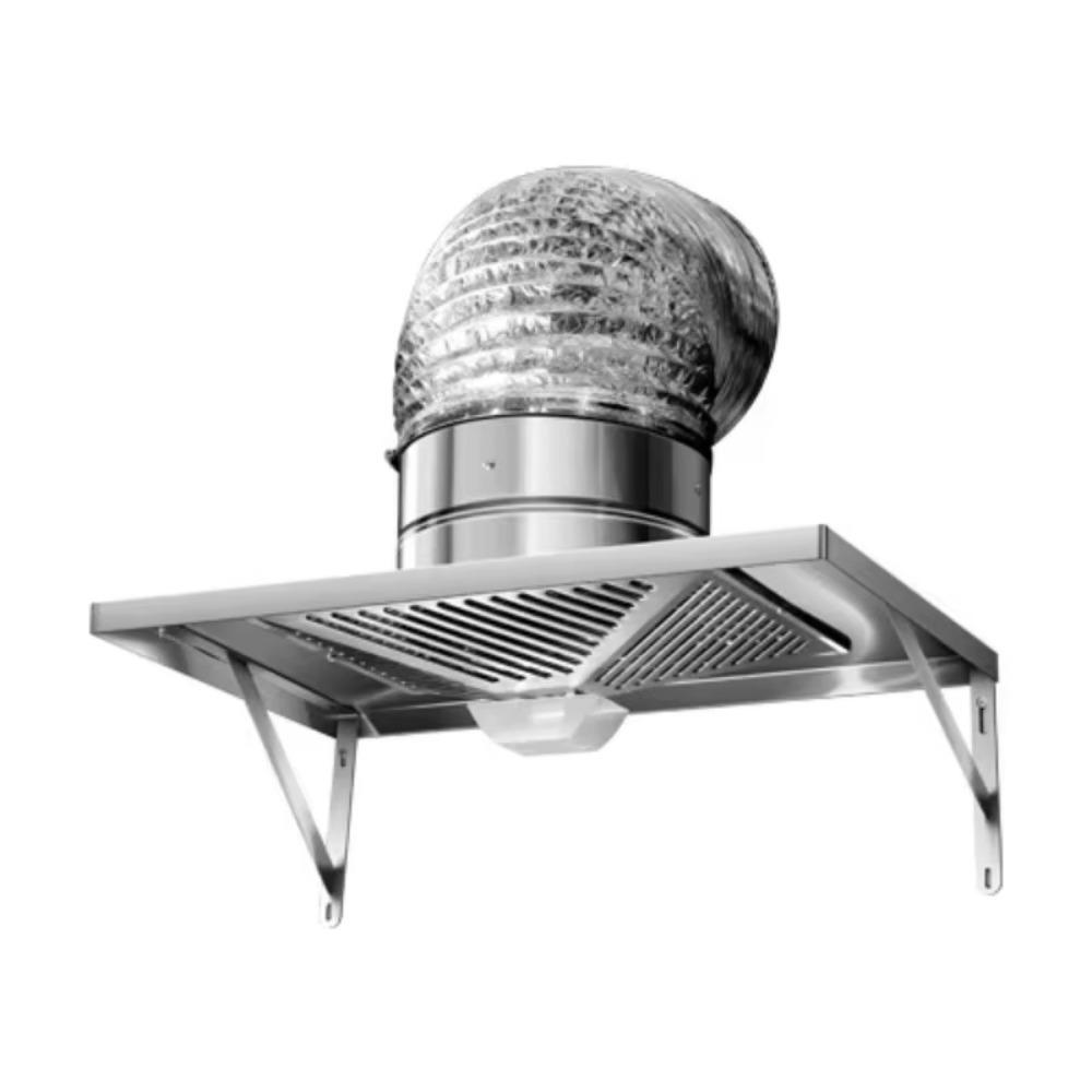 12inch Range Hoods 220V Powerful Oil Fume Extractor New Exhaust Fan  For Rental Homes