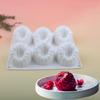 1Piece Silicone 3D Raspberry Shape Cake Mold - DIY Chocolate Dessert Baking Tool for Baking Lovers 6 Cavity Pastry Molds