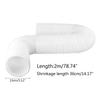 2m Universal Flexible Air Conditioner Exhaust Hose Vent Tube 13cm Diameter Duct Extension Pipe Portable