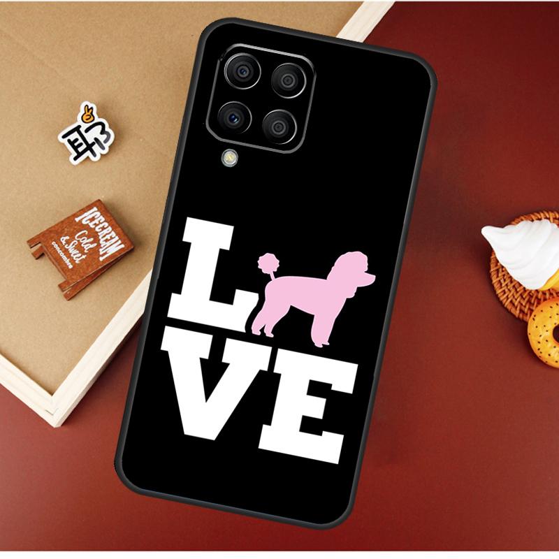 Cute Cartoon Poodle For Samsung Galaxy M33 M53 M23 M13 M11 M51 M14 M34 M54 M20 M30s M12 M32 M52 M15 M55 Case