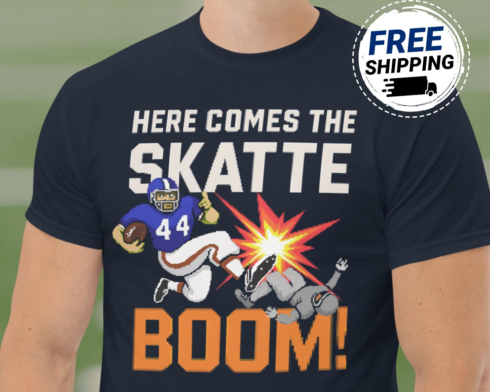 

Funny Skattebo Shirt SkatteBOOM Giants Tee RB Cam Tee New York Football Unisex T-Shirt XXXXL