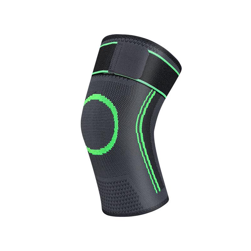 

Anti-Slip Sports Knee Pads with Straps - Compression Support for Basketball, Running, Climbing, and Outdoor Activities L [Single]