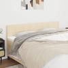 VidaXL 2x Headboards Bedroom Furniture Bed Accessories Single Bed Heads Interior Bed Frame Cream 346065