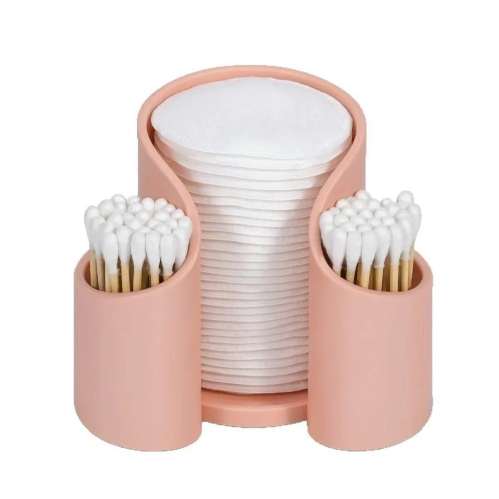 Plastic Cotton Swab Storage Box Dustproof Cotton Pad QTips Holder  Desktop Countertop
