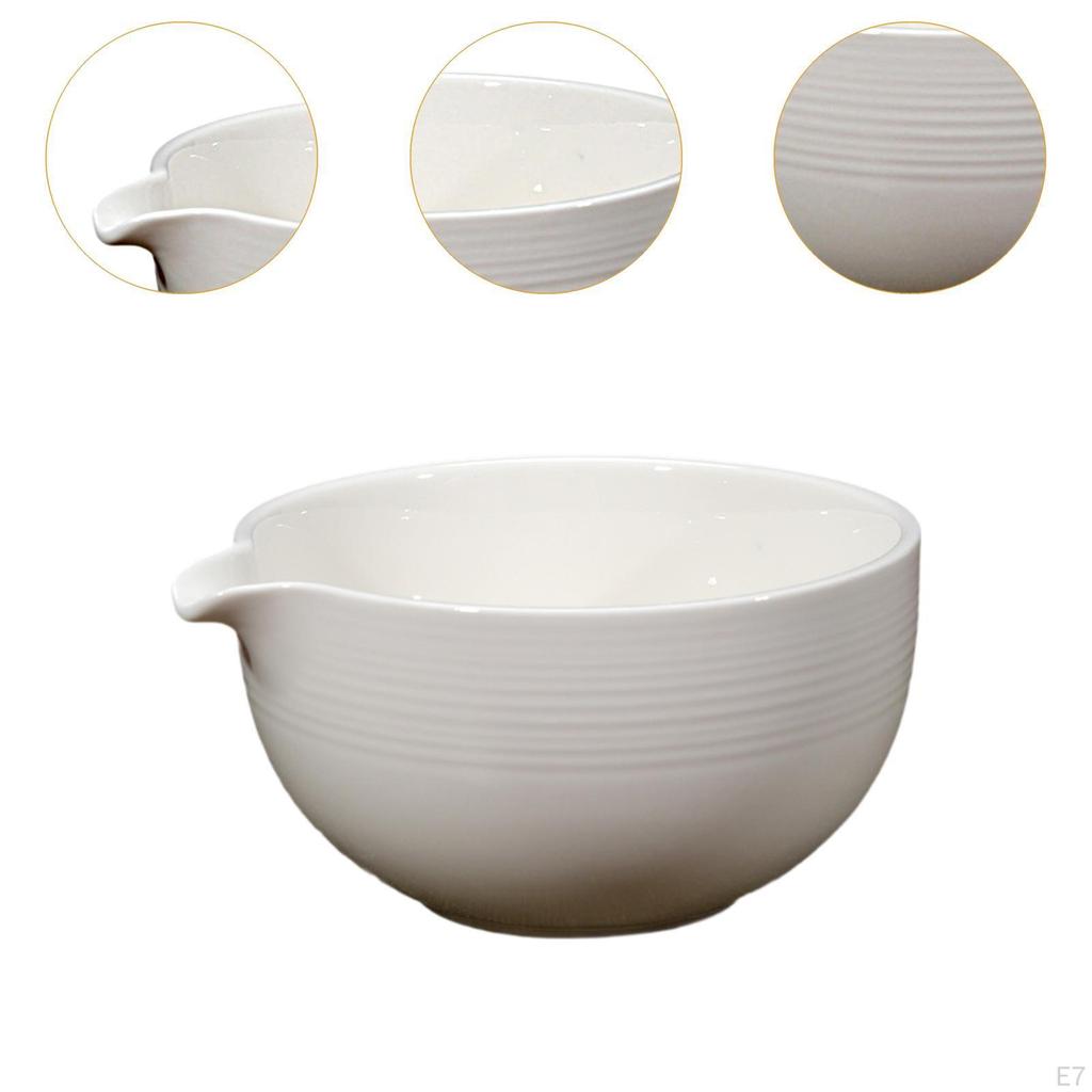 560ml Ceramic Matcha Bowl for Tea Ceremony, Mixing Accessory