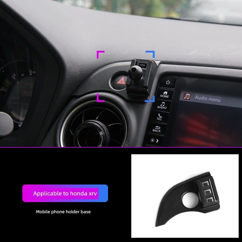 Suitable for Honda 22 Civic Tenth-Generation Accord Xrv Fit CRV Lingpai Crown Road Car Phone Holder Base