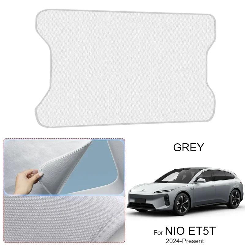 For NIO ET5 ET5T 2023-Present Car Sunroof Sunshade Heat Insulation UV Protection Electrostatic Suede Skylight Cover