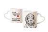Black and Tan Coonhound I - Cup with a Dog, Adorable Cup with a Heart-shaped Handle, Universal Gift from the Brand