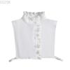 Girls Bowknots Lapel Shirt Detachable Collar Autumn Sweater Blouse Women Fake Collar Girls Removable Shirt Neck False Collar