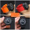 For Casio Mountaineering Sport Watch PRG-650Y/PRG-600 PRW-6600Y/GA2000/2200 Modified Fluororubber Watch Strap Men's Rubber Chain