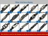 Compatible Wipers for BYD Han, Qin, Song PLUS, Dolphin, Seal, Yuan, Tang, S7, S8, F3, F0 - Boneless Design