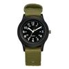 Moderne Herren Armbanduhr mit rundem Zifferblatt und Nylonband für Outdoor-Sport und Business, Quarz