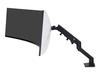 Ergotron HX Arm Desk Mount HD Simple Support De Table Pour Écran 38,1 Cm (15) - 124,5 Cm (49) Noir Rotatif, Réglable