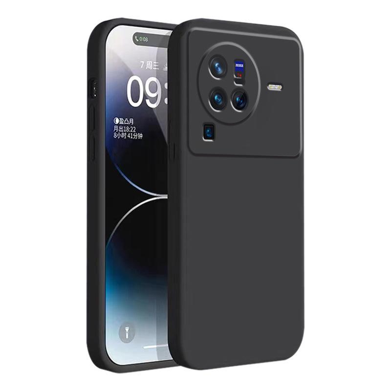 Applicable To Vivox11pro Mobile Phone Case Protective Case Liquid Soft Silicone All-inclusive Anti-drop Male and Female Shell