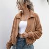Autumn Double-sided Velvet Short Plush Jacket Tops Women Winter New Fashion Turn Down Collar Warm Women's Jackets Solid Elegant Casual Lady Coat 24901