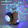 1Pcs Walking Tummy Time Dancing Early Educational Interactive Musical Light Toys Crawling Snail Baby Toy For Kids Gifts