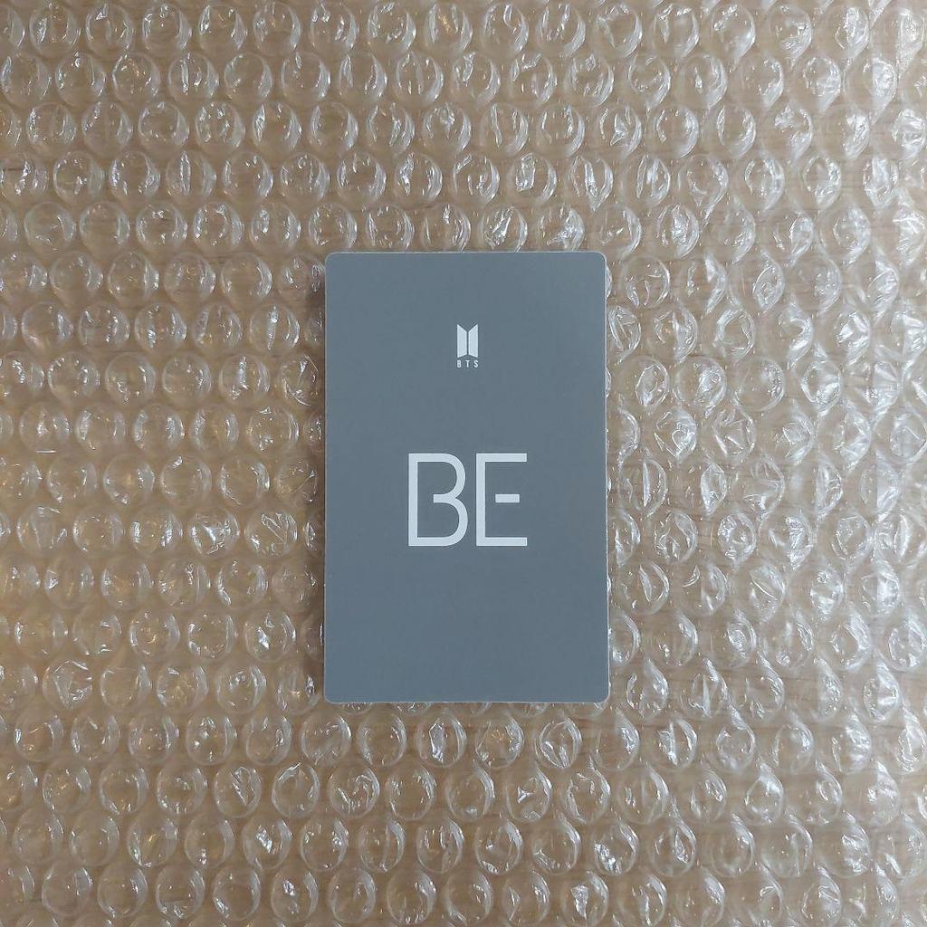 [USED] BTS BE M2U Lucky Drop Trading Card V Official
