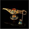 Aladdin-Wunschlampe, Wunschlampe aus Tausendundeiner Nacht, südostasiatischer Stil, Wohndekoration, Aladdin-Ornament, Dekoartikel