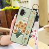 Lanyard Kickstand Phone Case For Samsung Galaxy Xcover6 Pro/SM-G736U/B Oil Painting Wristband Anti-knock Back Cover Ring