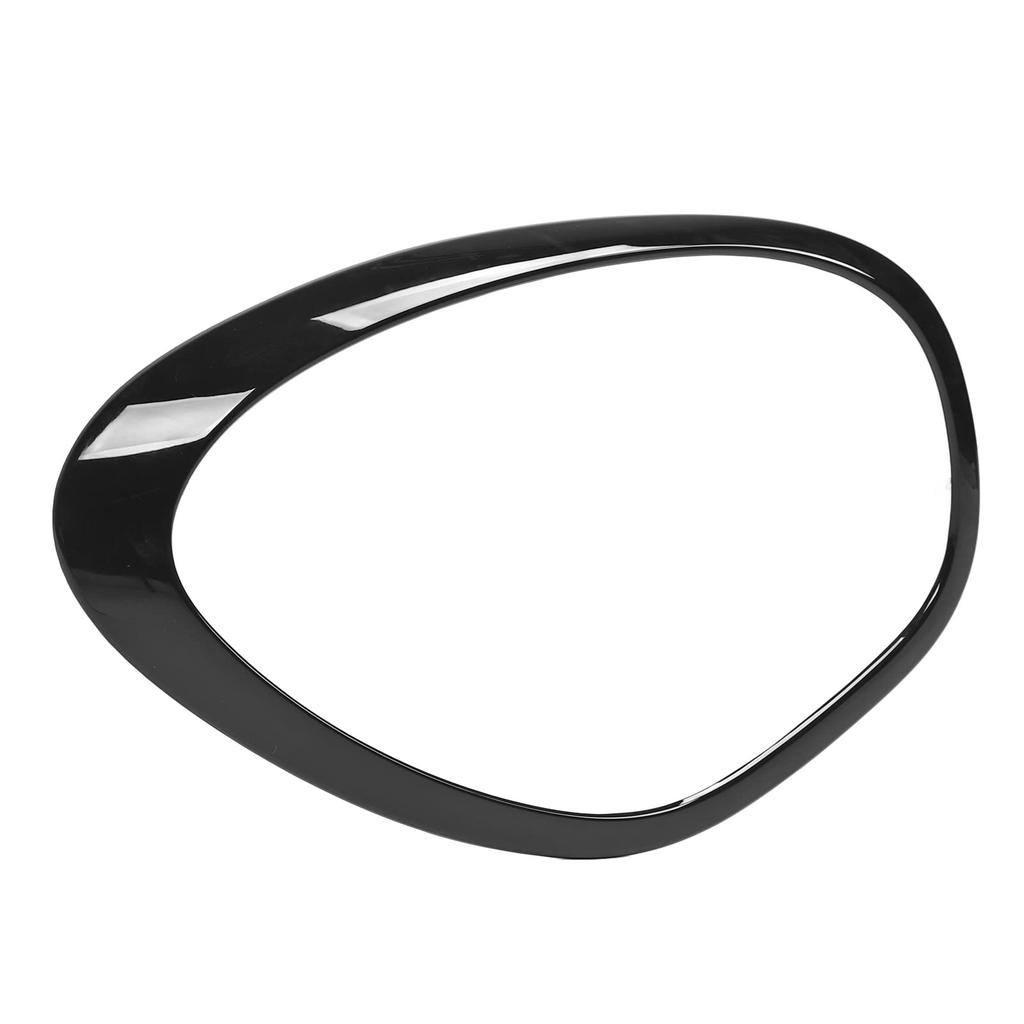 KIMISS Headlight Ring Set of 2 and Compatible with Parts 51139801573 and for MINI Glossy Headlight Headlight Car Lamp Easy Installation Trim, (Left